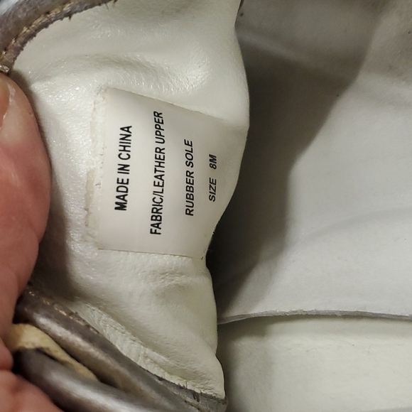 Michael Kors Leather Upper Sneakers SZ 8M - Picture 5 of 8